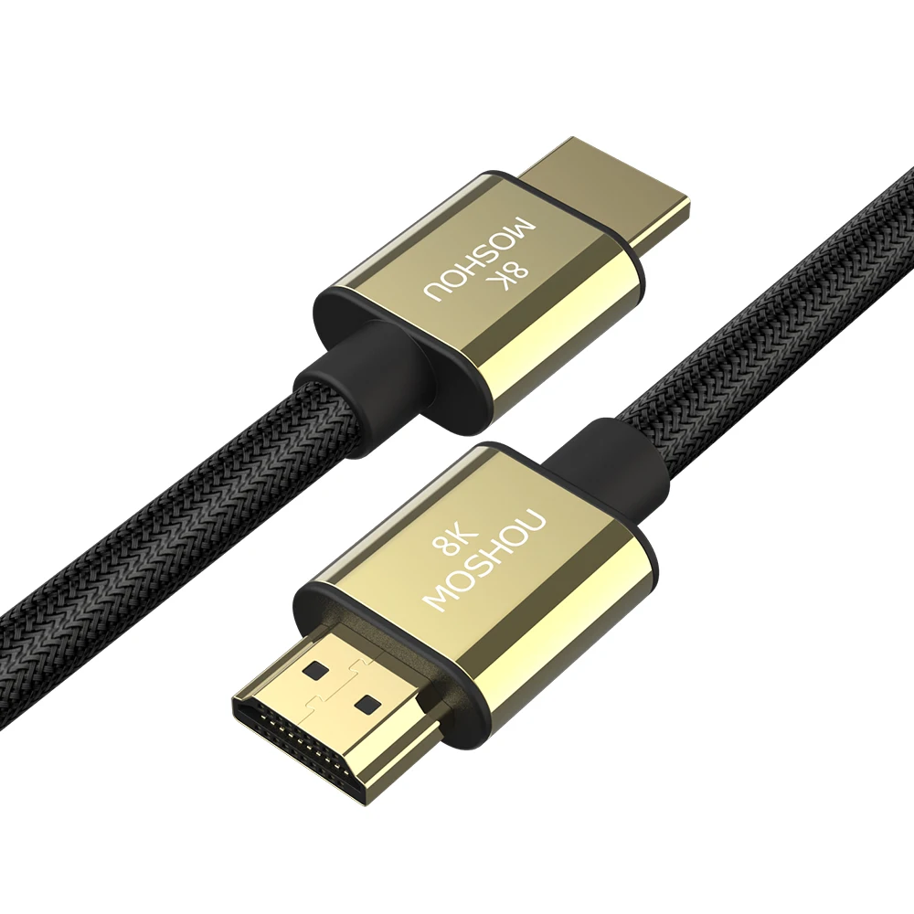 Moshou HDMI-совместимые кабели 2 1 8K 60Hz 4K 120Hz 48gbps полоса пропускания ARC видео для