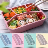 5compartments storage boxes for kids adults container bento lunch box food