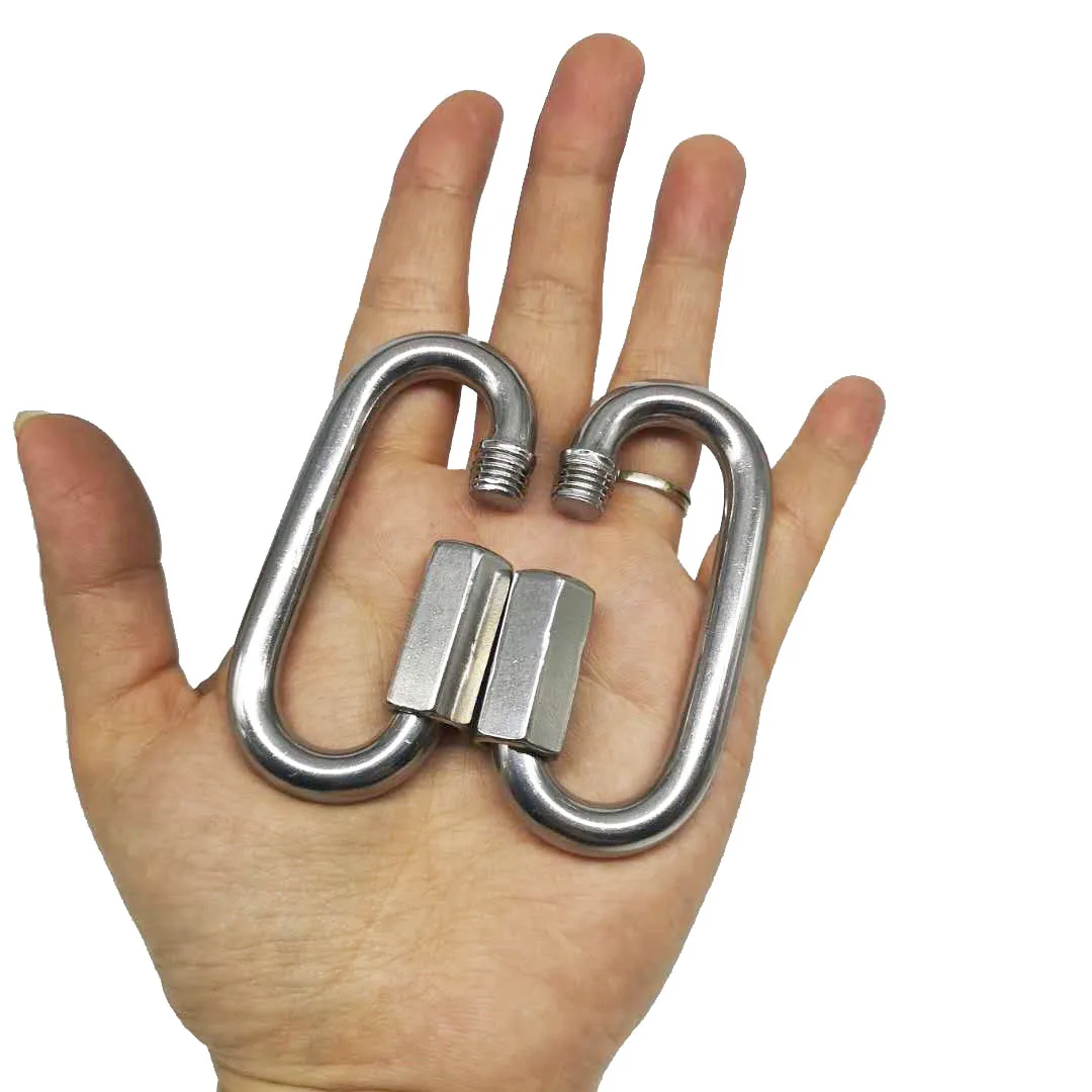 

5 pcs M8 Chain Quick Links Stainless steel 304 A2 connect chains