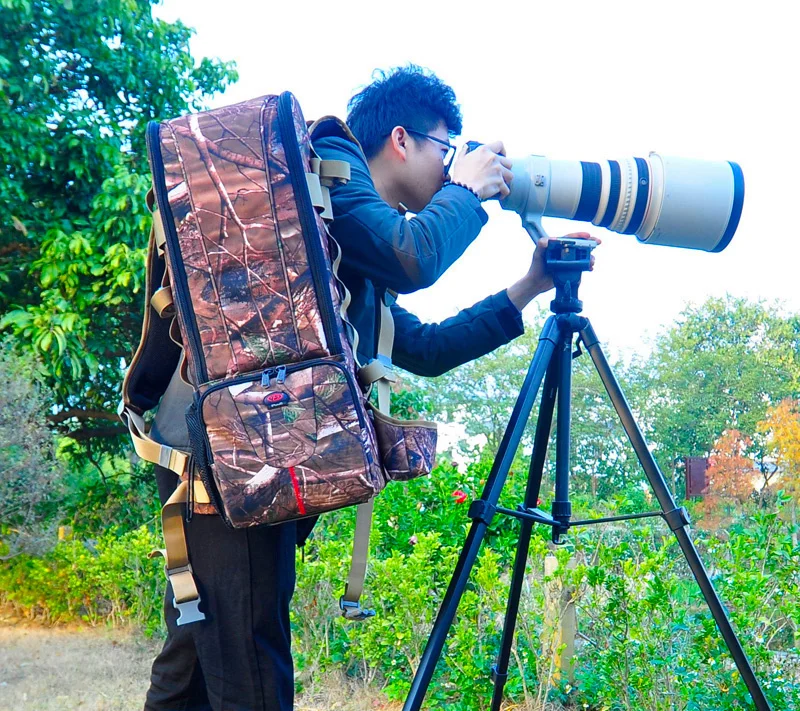 DSLR Камера сумка рюкзак телеобъективы чехол Водонепроницаемый Tamron Sigma Nikon Canon 300 мм