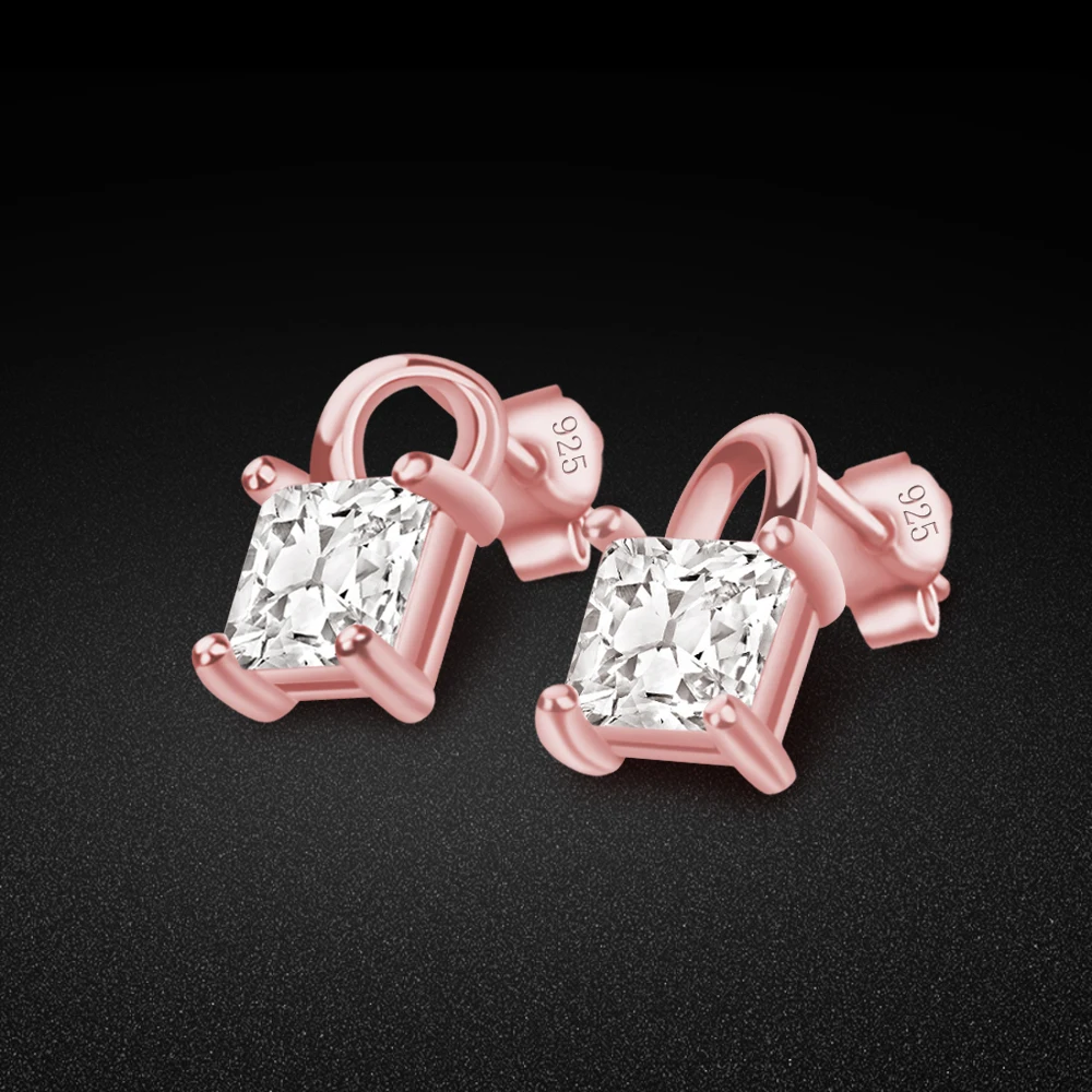 Оригинальные Серебряные серьги из стерлингового серебра 925 пробы с замком