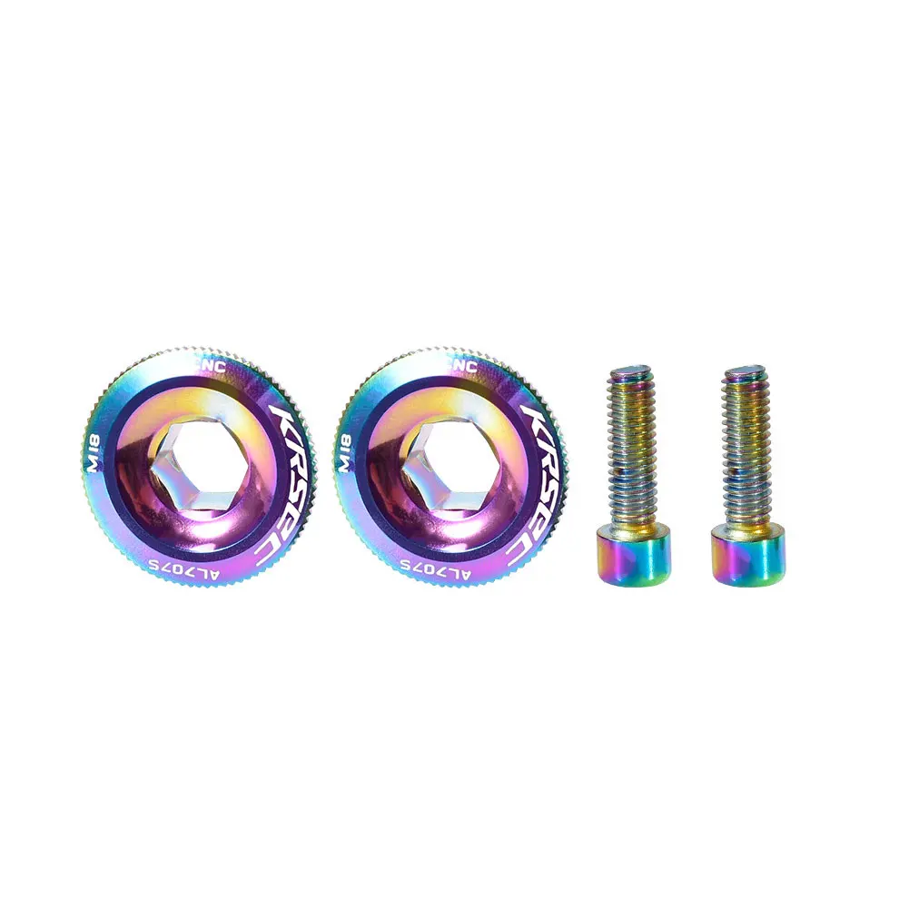 

M20 MTB Crankset Cover Aluminum BMX Road Bike Arm Bolt M15/M18/M20 Crank Cover Screw Cap Mountain Bike Parts Accessories