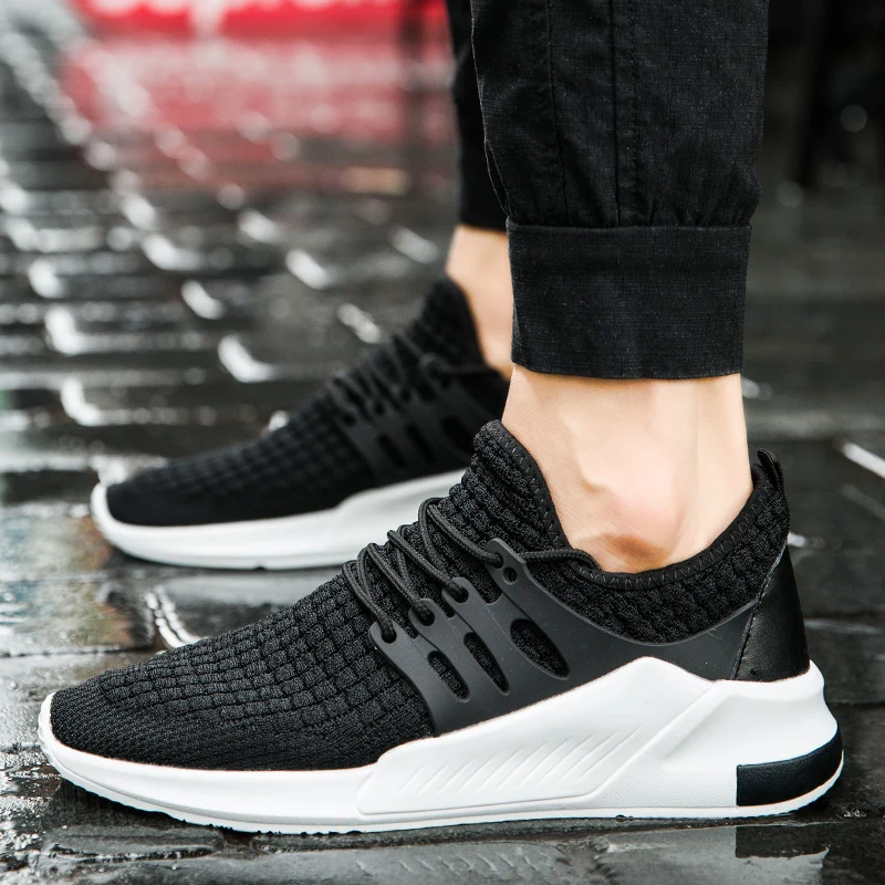 

Men Running Shoes High Quality Sport Gym Training Sneakers Men Breathable Mesh Mens Trainers Anti-skid Outsole Walking Shoes