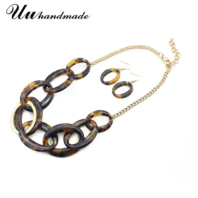 Комплект из колье и серёг с бусинами в африканском стиле|african beads jewelry set|beaded setnecklace