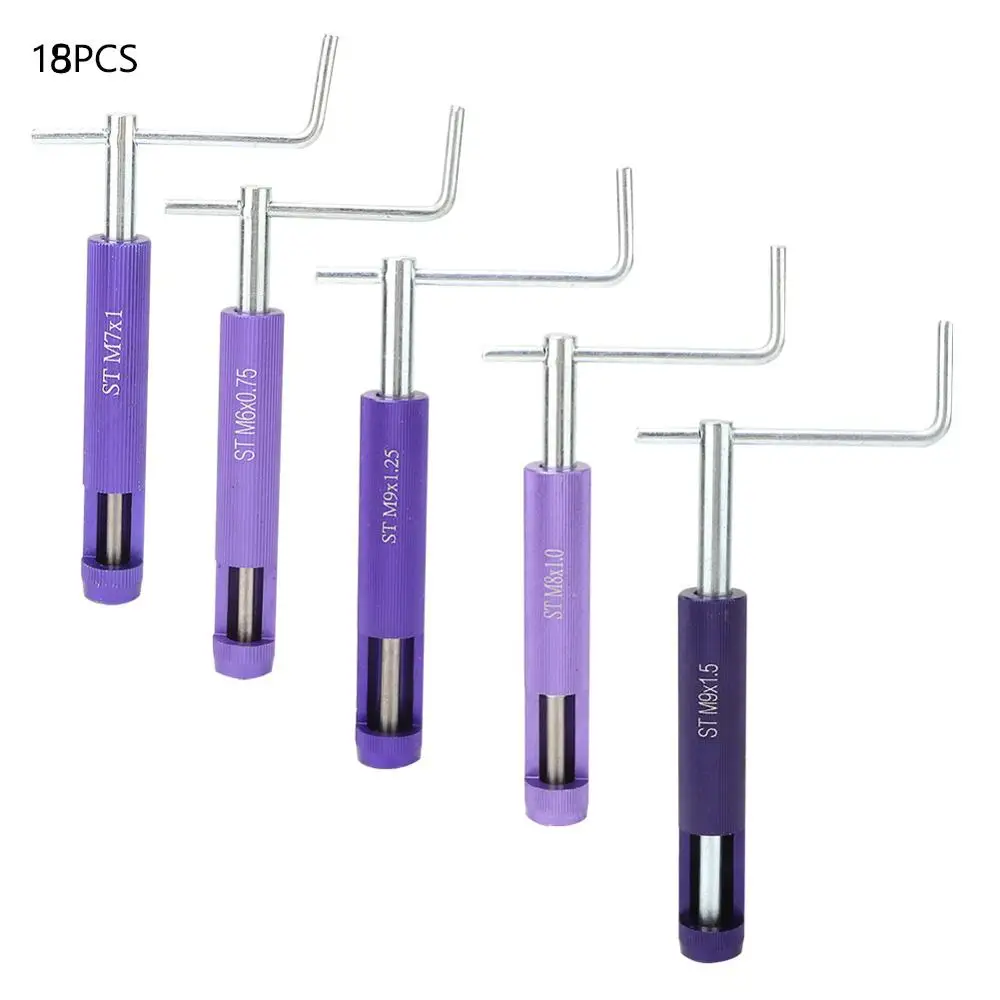 18 шт. проволочная резьба из нержавеющей стали втулка винта M6/M7/M8/M9 спиральная