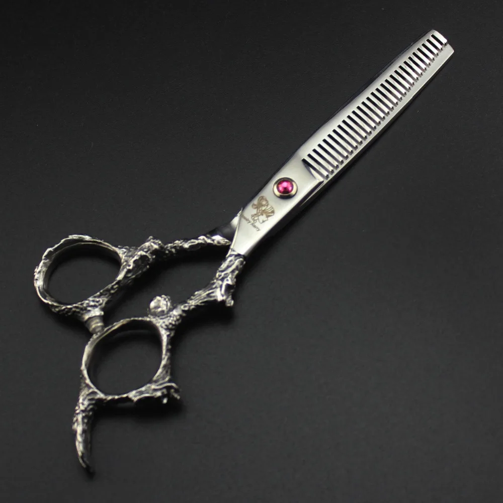 6 0 Парикмахерские ножницы с рукояткой дракона стрижка парикмахерский салон