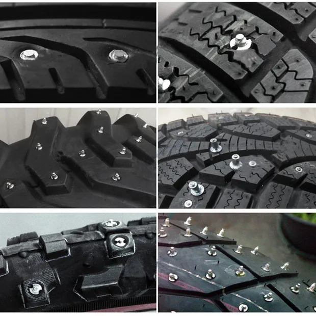 Шипы для автомобильных шин 500 шт./компл. 12*4 мм винтовые шипы снега колесные шины