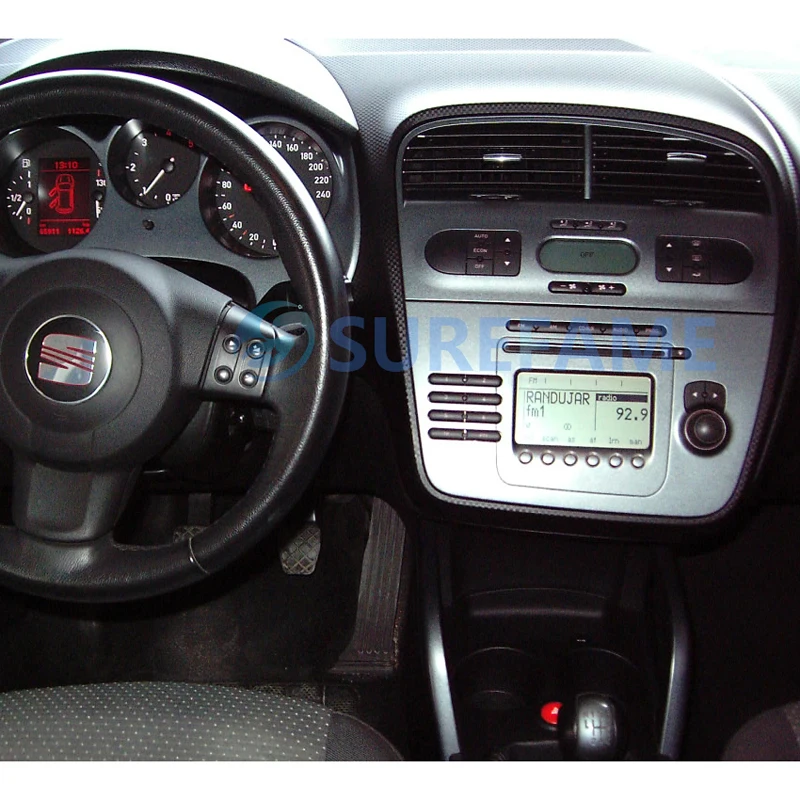 Автомобильный радиоприемник Facia для Seat Altea 2004 + Toledo 2004-2009 (левое колесо) Fascia Stereo Dash