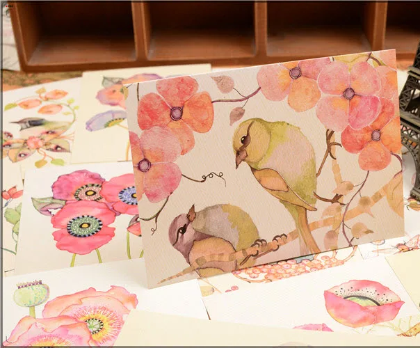 Интегрированный Западный и Восточный Коллен Паркер цветок птица 22 шт. Нежный