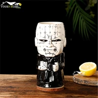 700ml horrible ceramic tiki mug creative porcelain beer wine mug cup bar tools