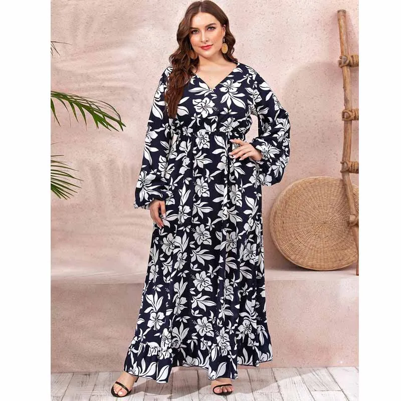 2020 мусульманское платье Abaya Женский кафтан с длинным рукавом свободные Макси