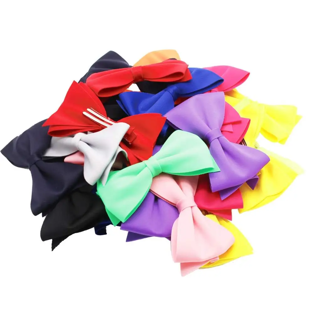 Водонепроницаемые банты для волос с зажимами 4 дюйма 24 шт. | Аксессуары одежды