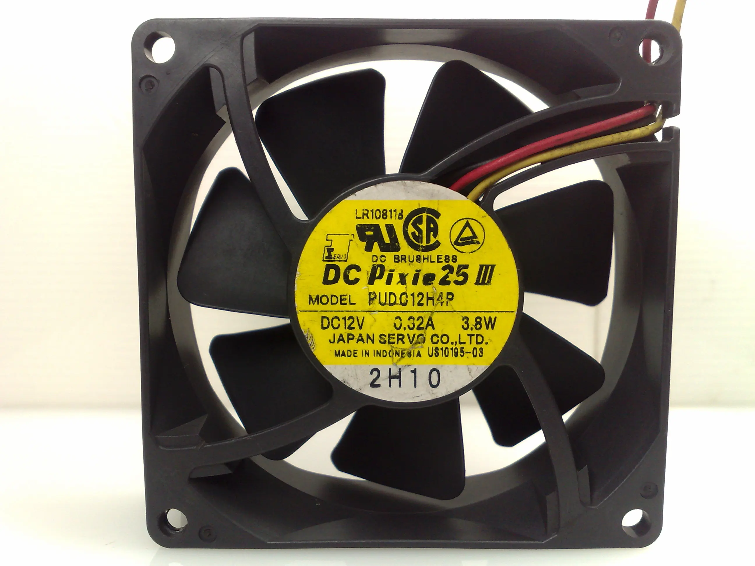 Новый PUDC12H4P 12V 0.32A 3 8 W см 8025 провода защиты электродвигателя Вентилятор