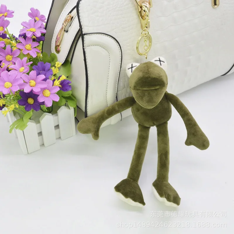 Игрушки плюшевые INS 20 см длинные ножки куклы-лягушки мягкое животное