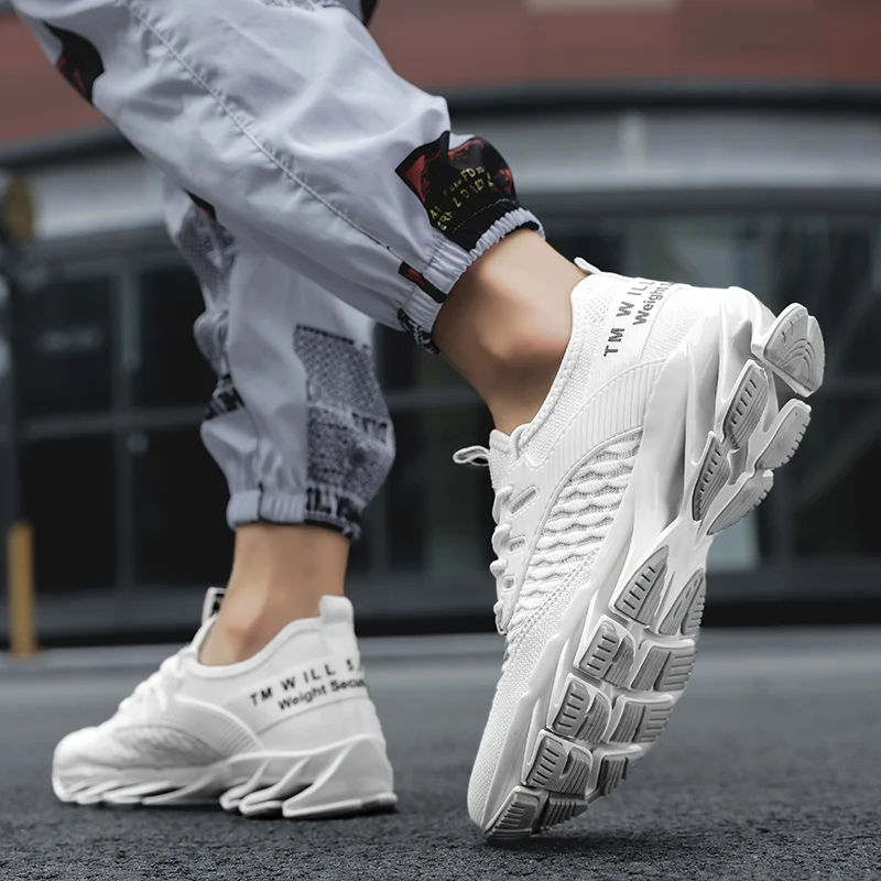 JIEMIAO Men's 2021 Running Shoes Non-Slip Lightweight Comfortable Air Sports Shoe Men Walking Leisure Zapatillas Sneakers