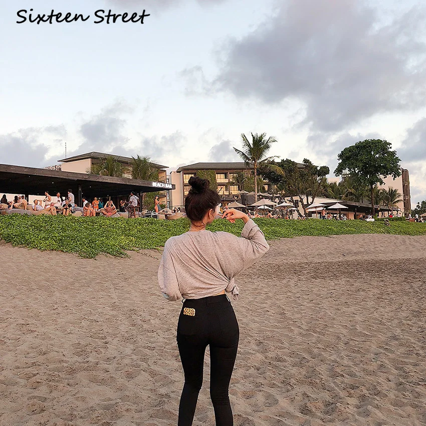 

Streetwear Women Ripped Jeans for Women Black Skinny Jean Slim Femme Y2K Pants Aesthetic Vintage Clothes 2021 High Waisted Hole