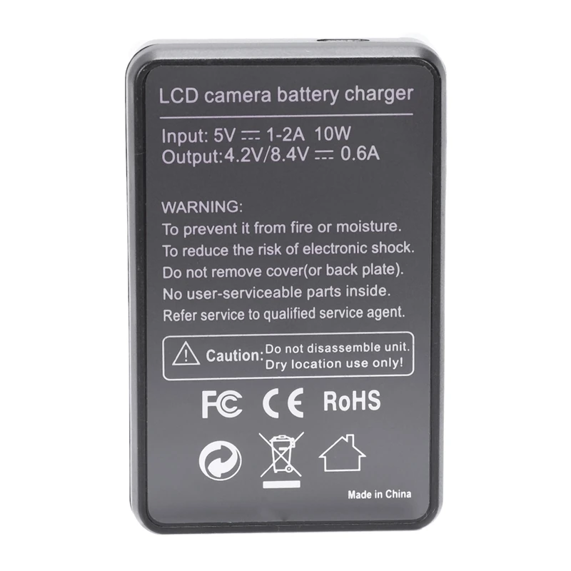 Умная аккумуляторная батарея зарядное устройство ЖК дисплей с одним слотом W Usb