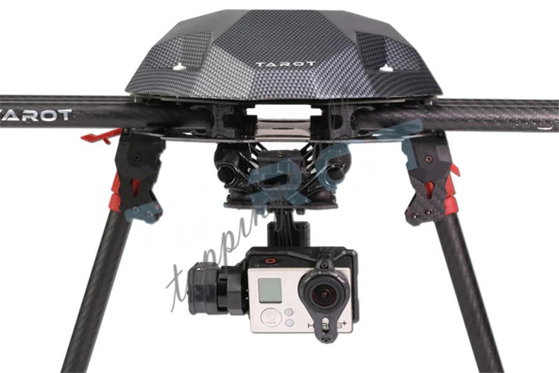 Таро T4 3D TL3D02 карданный для Gopro Hero4/3 +/3 Спортивная камера двойной амортизатор PTZ DIY