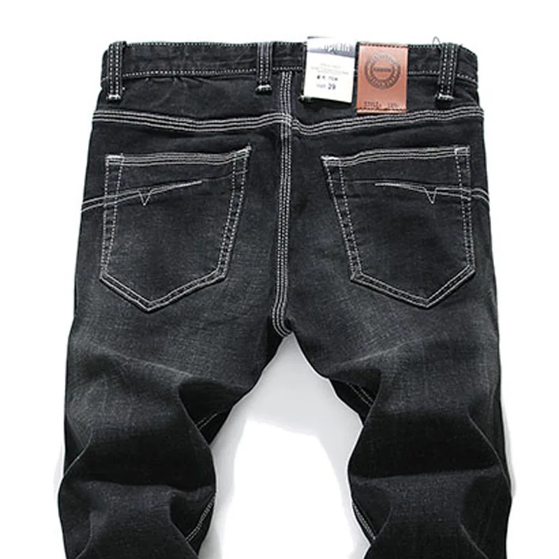 

Jeans for Men Straight Slim Denim Trousers High Quality Jeans Hombre Male Fashion Black Streetwear Pants Casual comfort fashion