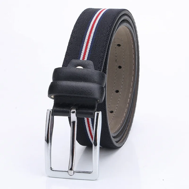 TJ-Tianjun мужской холщовый ремень новый корейский стиль булавка на пуговицах