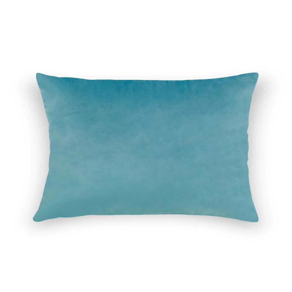 1 шт. Роскошная Удобная бархатная наволочка для подушки одноцветная декоративная