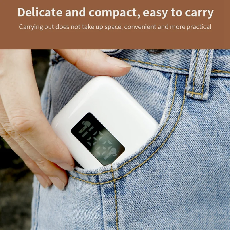 

Bluetooth Headphones Bluetooth 5.2 Earphone TWS HIFI Mini In-Ear Sports Running Headset for Xiaomi IOS/Android (White)