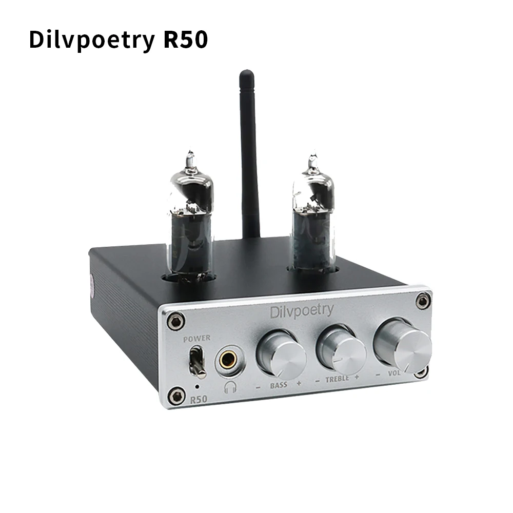 Hi Fi мини усилитель мощности dilvpoet R50 TPA3116D2 HiFi стерео для наушников Bluetooth 4 2 приемник