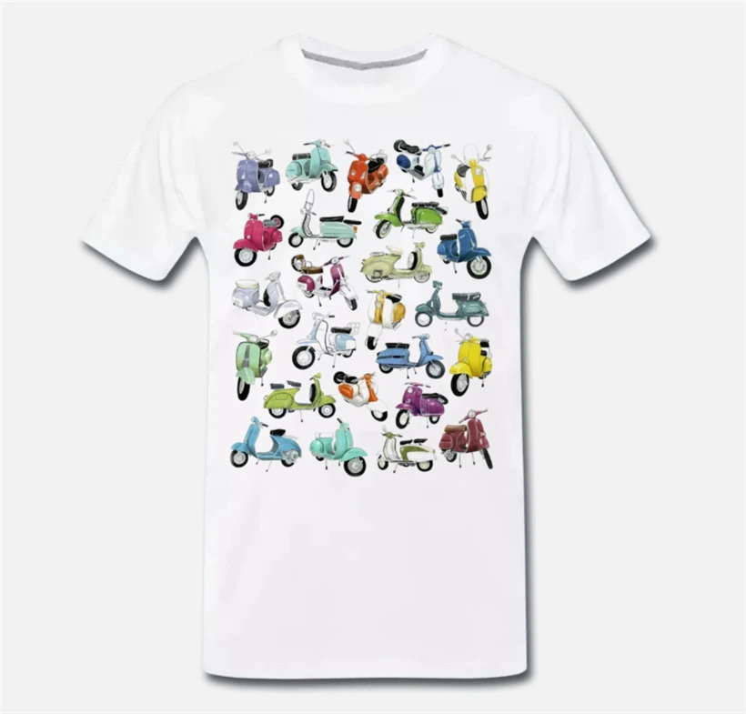 Футболка Maglia Meme Tributo Lambretta Moto Vespa винтажная 2 S m l xl брендовая модная