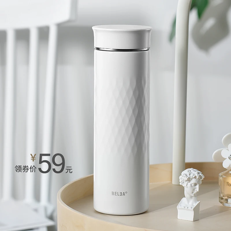 500 мл модный портативный термос из нержавеющей стали бутылка для воды термосы