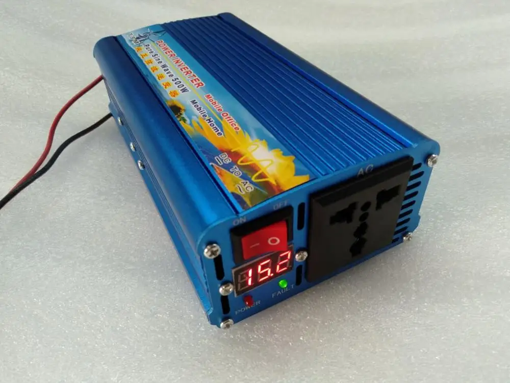 500 Вт автономный инвертор немодулированного синусоидального сигнала от 24 В до 110