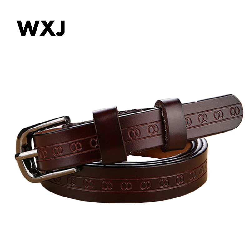 Новинка 2019 года Модные женские кожаные ремни с металлической пряжкой модные