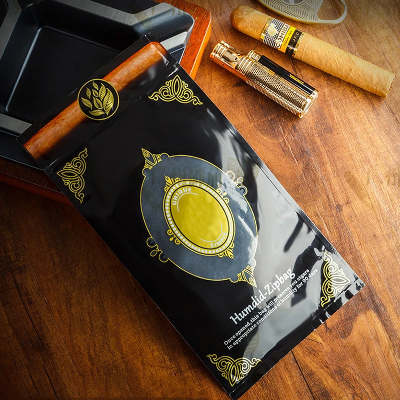 Мини Дорожная сумка Humidor для сигар портативная увлажняющая 65 75% увлажнитель