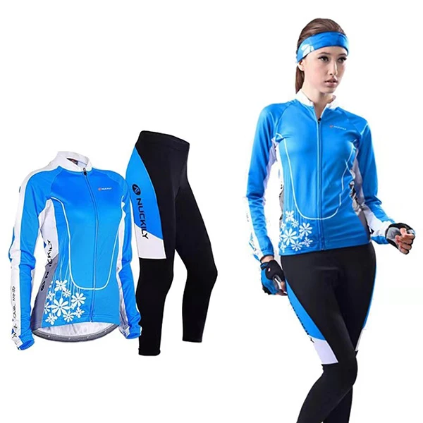 jersey and pants Женский зимний комплект из Джерси для велоспорта, одежда из теплого флиса для шоссейного велосипеда, модная одежда для велоспорта, женское платье, спортивный костюм mallot - Цвет: jersey and pants