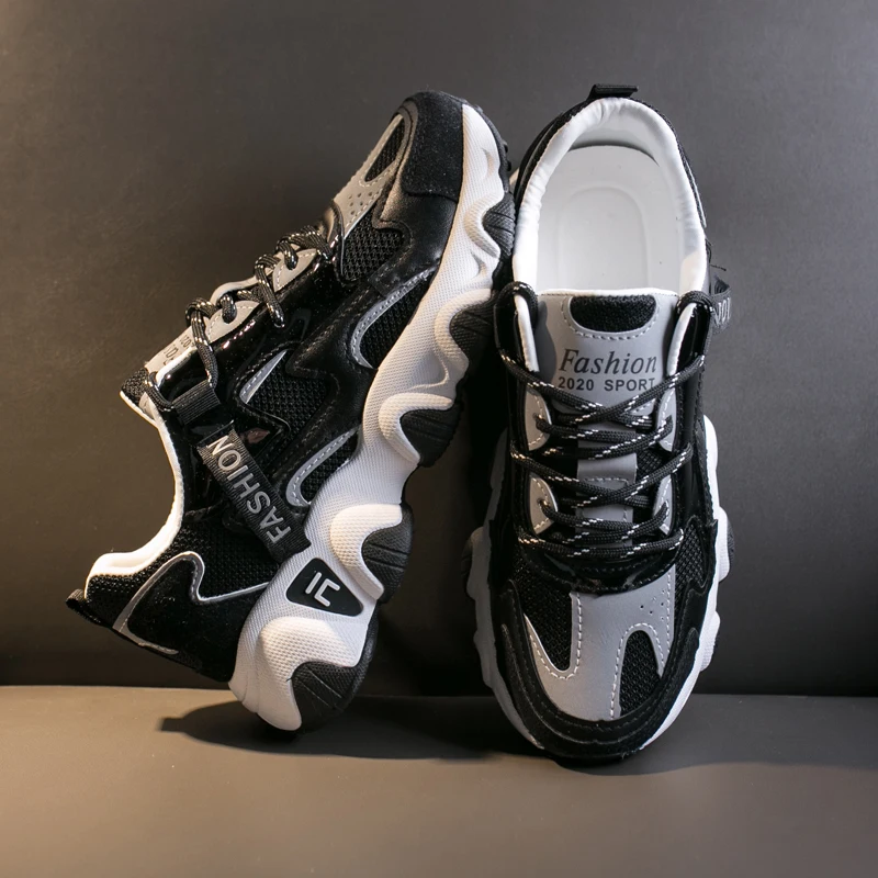 Женские кроссовки на массивной платформе Begocool Модные Дизайнерские толстой