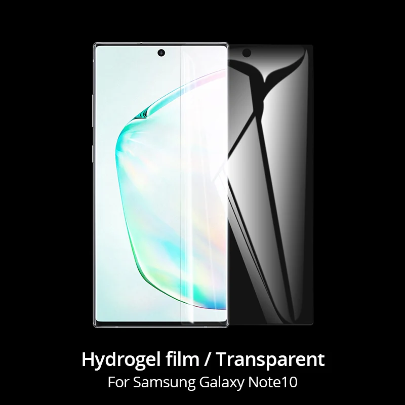 PZOZ Гидрогелевая пленка для samsung Galaxy Note 10 Plus A80 A90 Полный экран протектор Galaxy Note10 Защитные Мягкие гидрогелевые пленки - Цвет: Galaxy Note 10