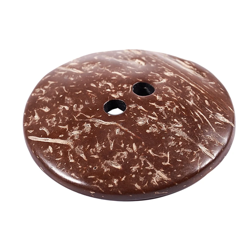10 шт. кокосовой скорлупы кнопки для шитья скрапбукинга Коричневые круглые 2