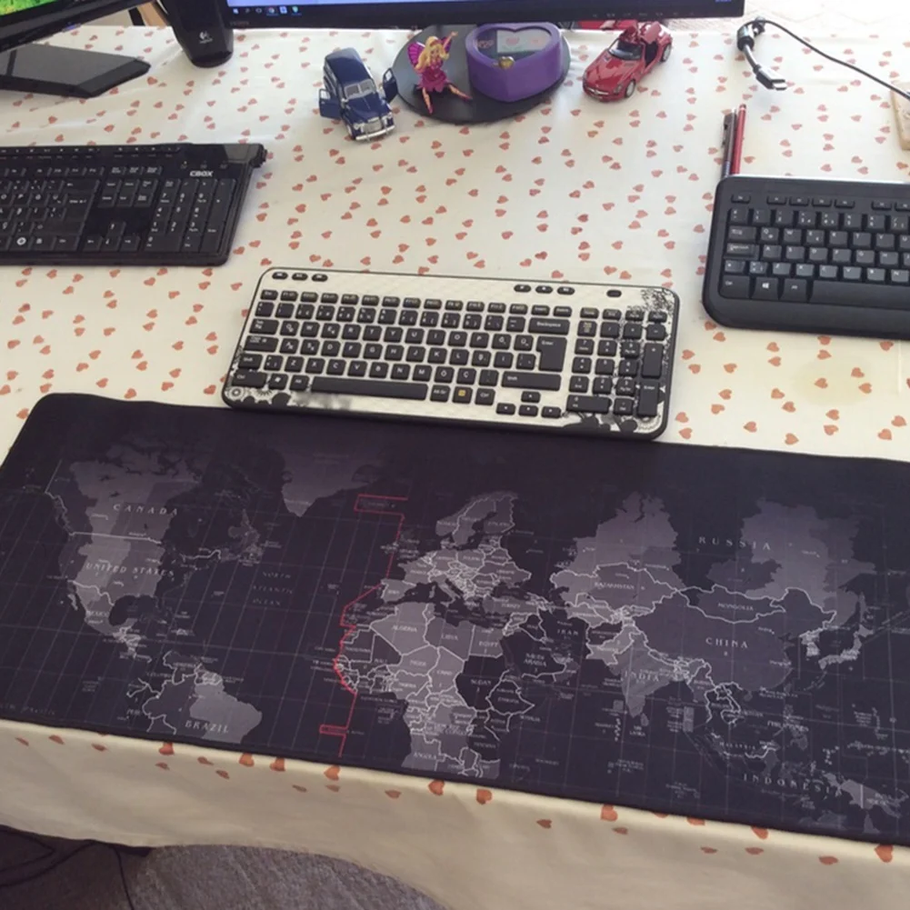 30*70 см большой коврик для мыши геймерский мультяшный утолщенный шитья офисный