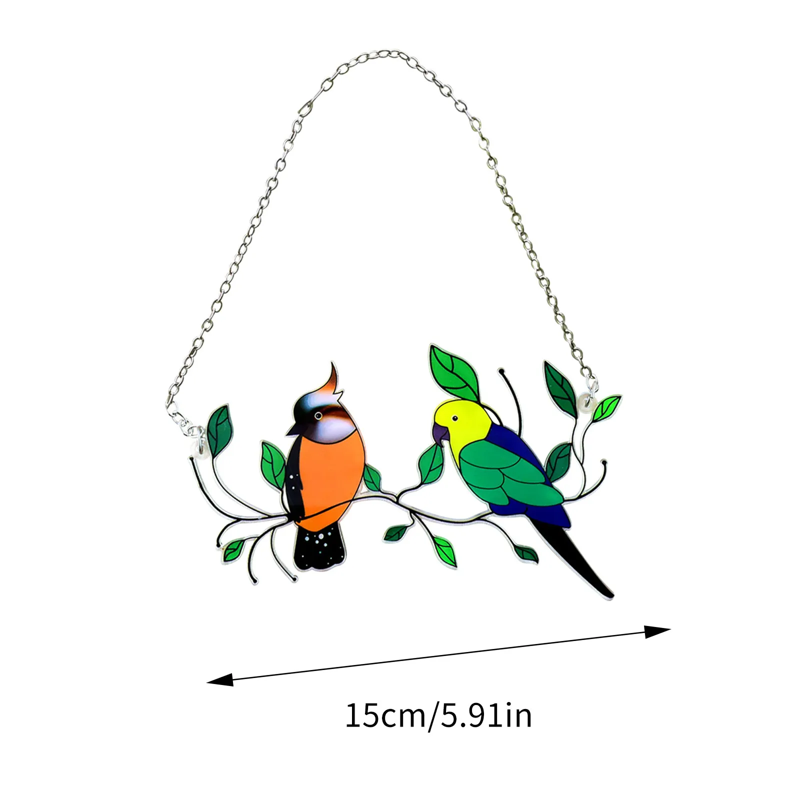 

Bird Series Sculptures Pendant Home Decoration For Patio Yard Decor Creative Gif Window Hanging Chimes Ornaments