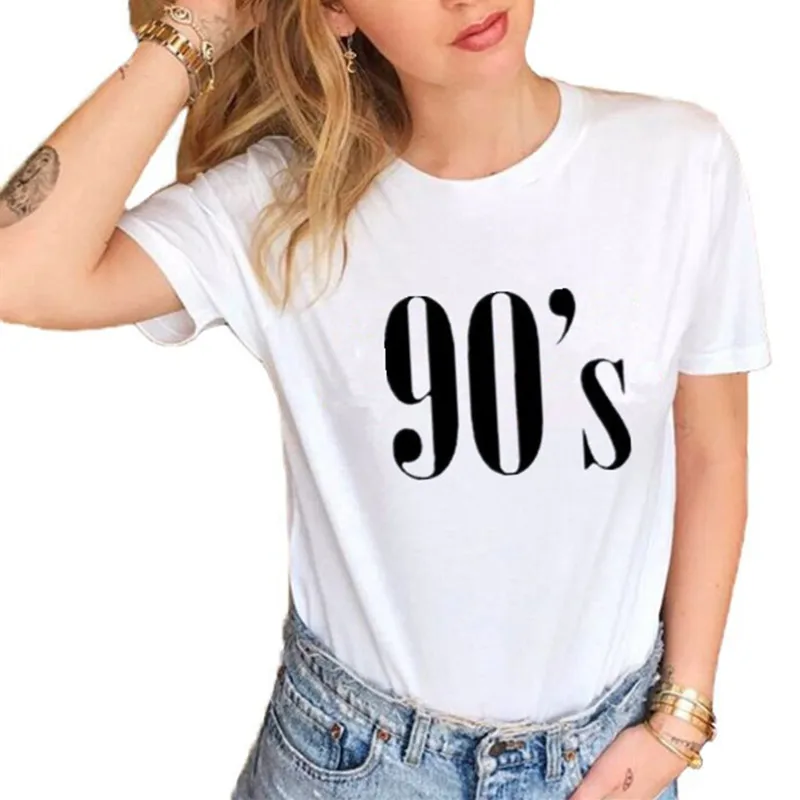 Футболка женская с принтом модный топ коротким рукавом для отдыха Повседневная