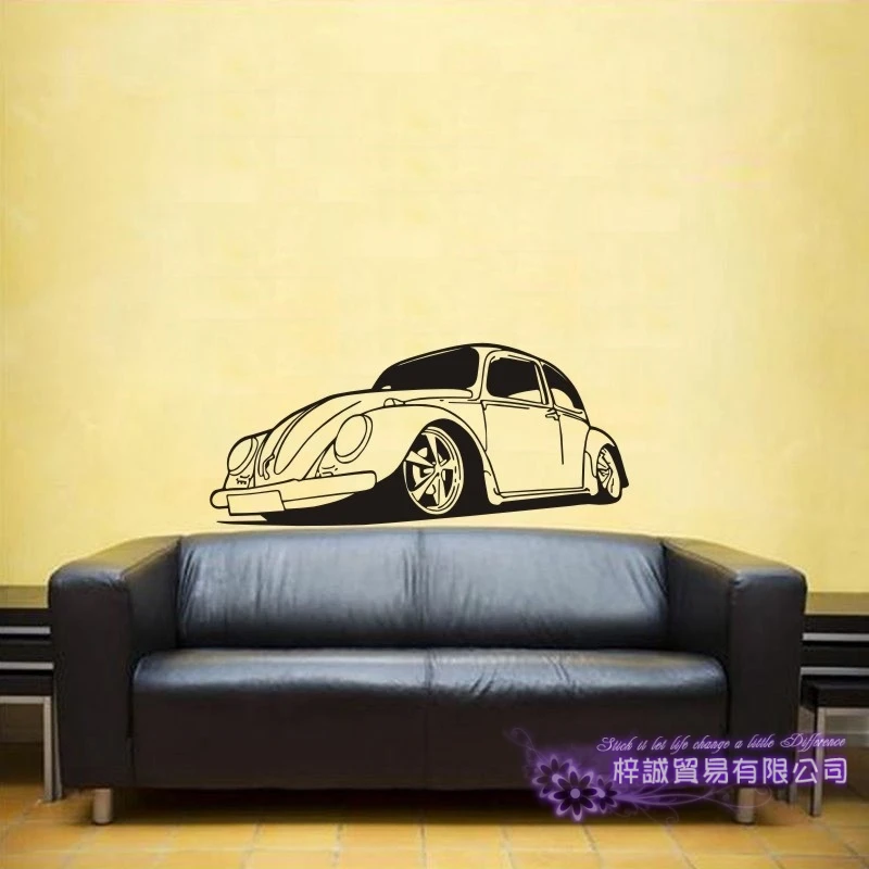 Классические автомобильные наклейки для автомобилей настенные Стикеры