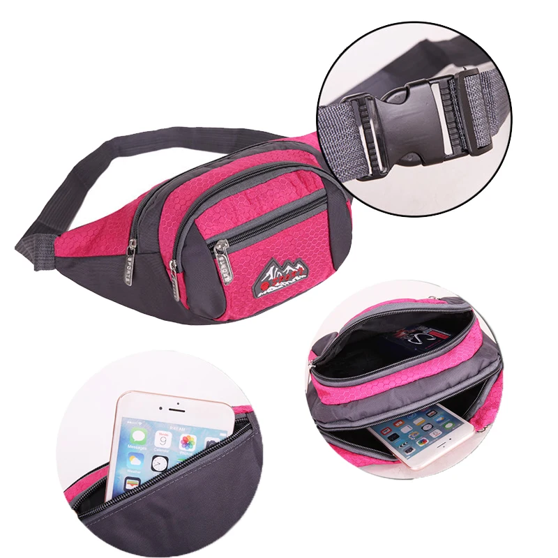 Мужская женская поясная сумка для бега хип-хоп велоспорта путешествий гонок