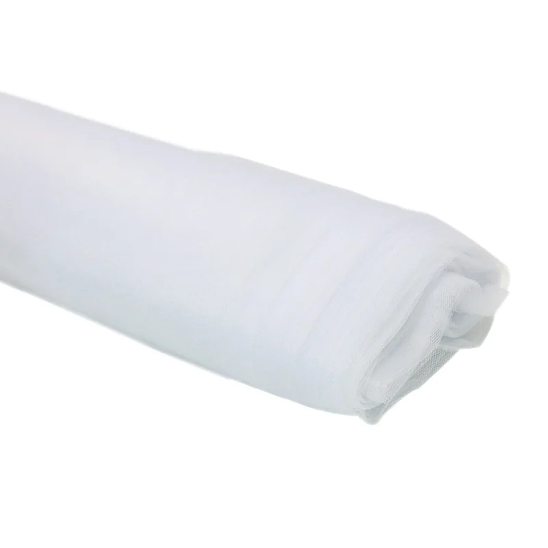 white Белый 5" x120 футов(40 ярдов) тюль болт свадебное украшение болт Pew ремесло пользу ткань свадебные пользу вечерние банкет подарок декор - Цвет: white