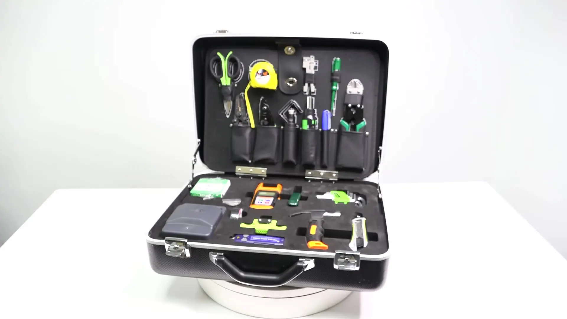 

Набор инструментов для оптоволокна с волоконным кливерсом FTTH, коробка инструментов для сращивания оптического волокна