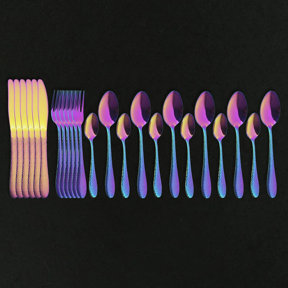 24 шт. столовые приборы из нержавеющей стали|Наборы столовых приборов| |