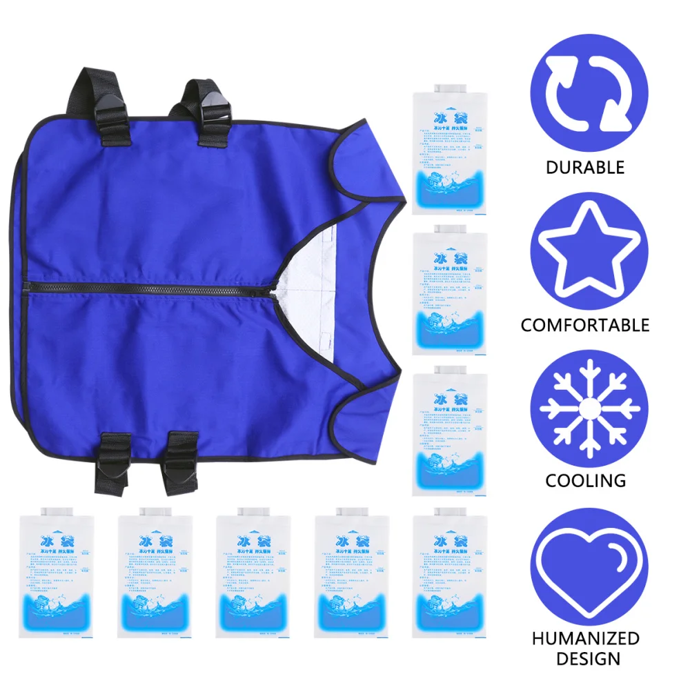 Summer Ice Cooling Vest Practical Cooling Vest for Home or Outdoor Works