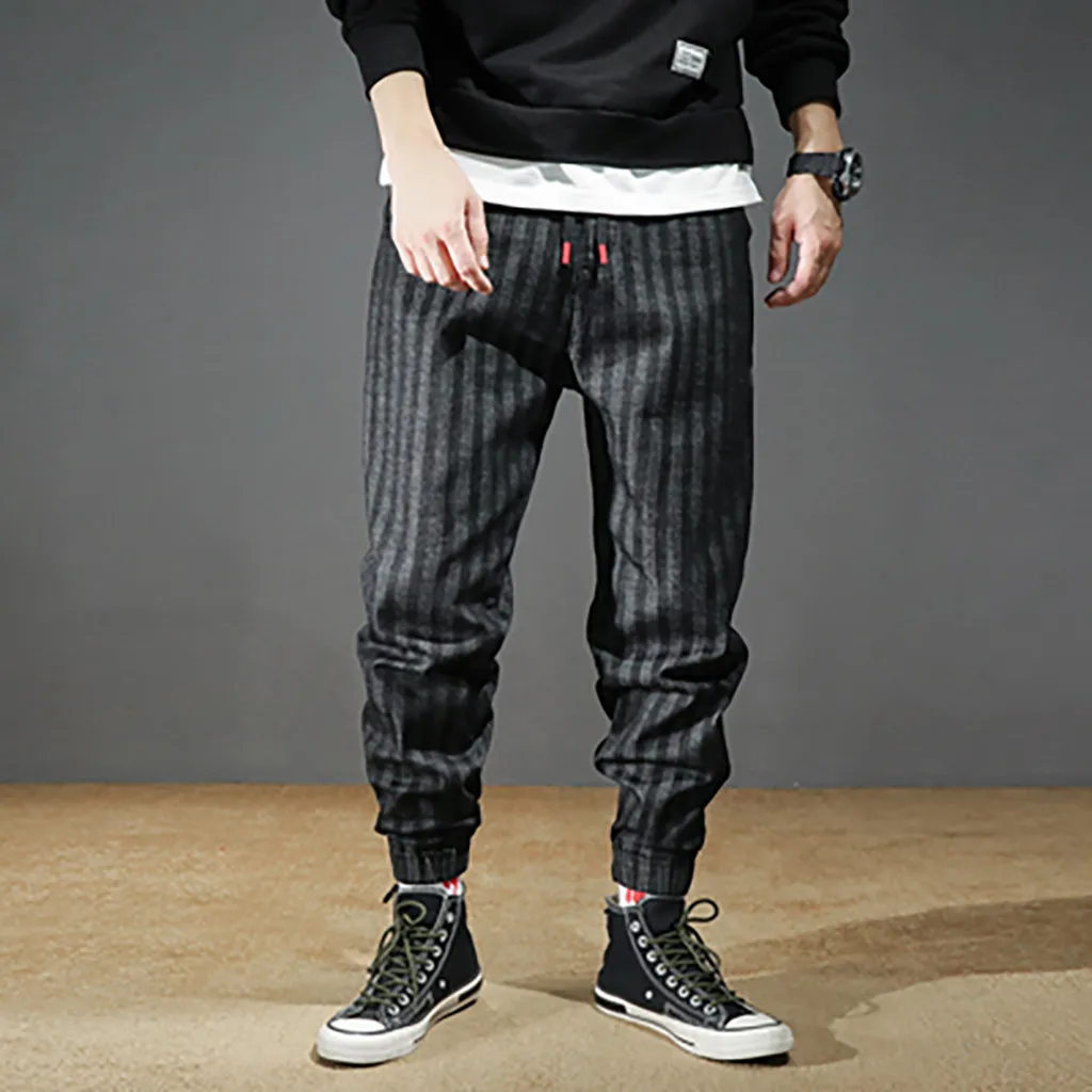 Мужские новые модные повседневные штаны на открытом воздухе с карманами со