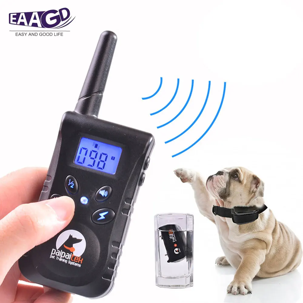 Водонепроницаемый ошейник для дрессировки домашних питомцев перезаряжаемый