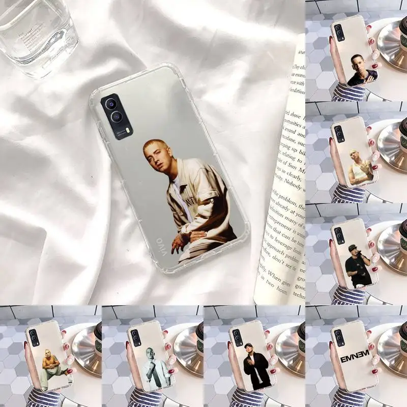 

Eminem Phone Case Transparent For VIVO Y 97 93 85 81 75 73 71 70 69 67 66 55 53 50 52 51 30 20 19 11 S E Mobile bags
