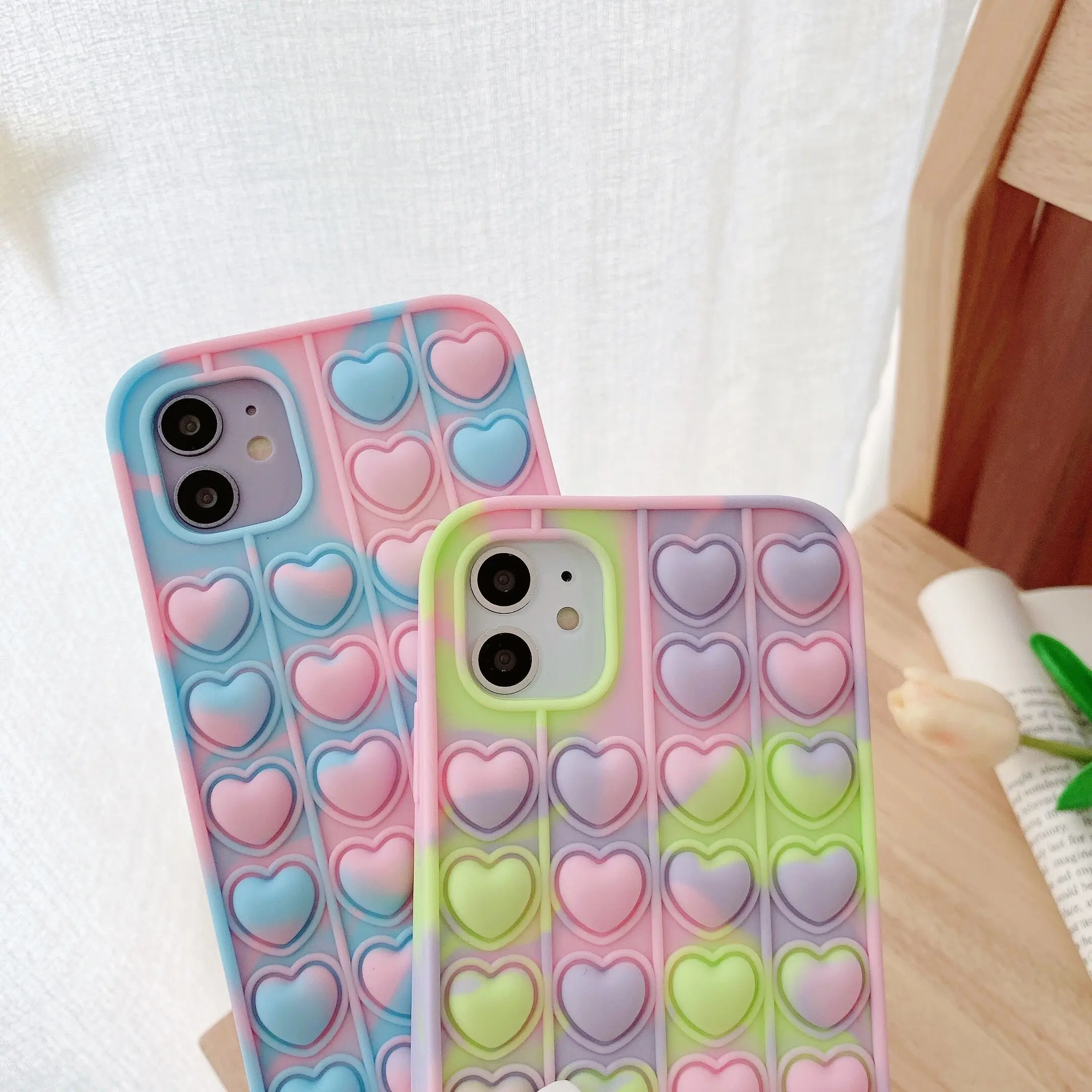 

Case for Sumsung Galaxy A10E A32 A12 A31 A71 A51 4G 5G Pop lovePush It Bubble Case For Sumsung A30 A50 A11 A21 Toy Back Cover