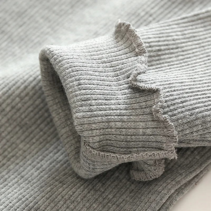 

Infant baby boy girl sets autumn winter knitted solid 2pcs kids outfits soft babys suits toddler clothes newborn clothing